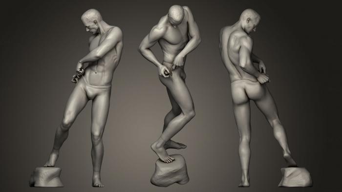 Figurines of people (STKH_0062) 3D model for CNC machine